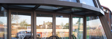 Aluminium shop fronts
